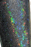 Black Holographic Fabric Close Up MADWAG