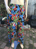 TROPICAL PARROT ELASTICATED TROUSERS (UNISEX)