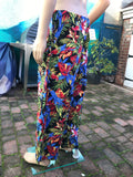 TROPICAL PARROT ELASTICATED TROUSERS (UNISEX)