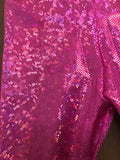 Pink holographic kids leggings festival trousers MADWAG costume sparkly outfit