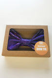Merman Blue Glittery Bow Tie Elasticated Dicky Bow MADWAG Sparkly Glittery Fun Silly Gift Stocking Filler