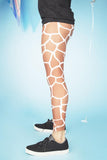 Giraffe Printed Meggings Mens Leggings Festival Pants MADWAG