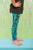 Merman Glitter Childrens Leggings Festival Party Pants MADWAG