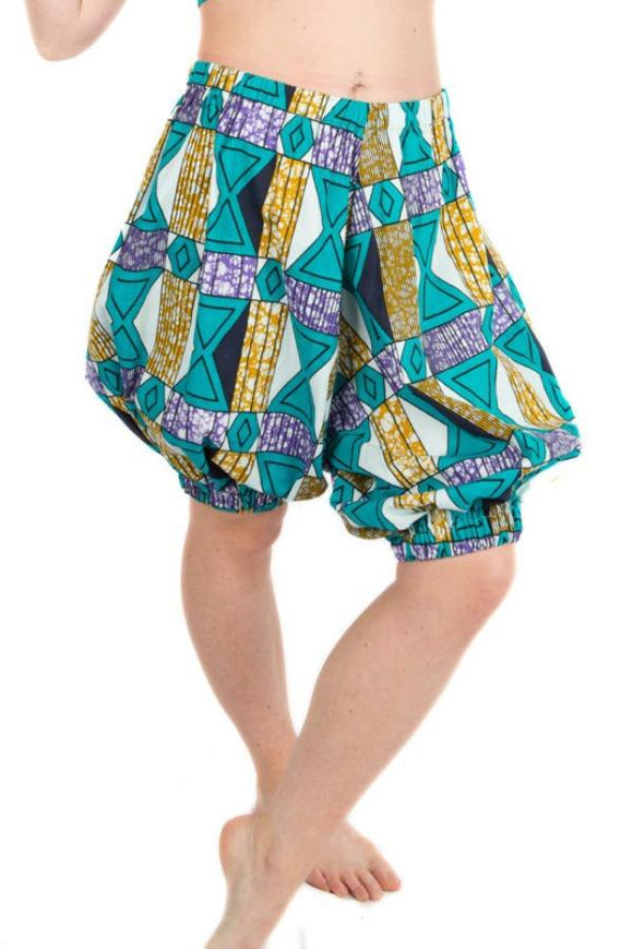 Turquoise Shorts Festival Party Bloomers MADWAG