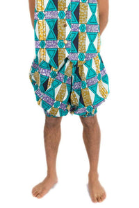 Turquoise Shorts Men's Festival Bloomers MADWAG