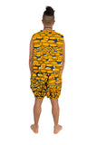 Unisex Yellow Festival Bloomers Party Shorts MADWAG